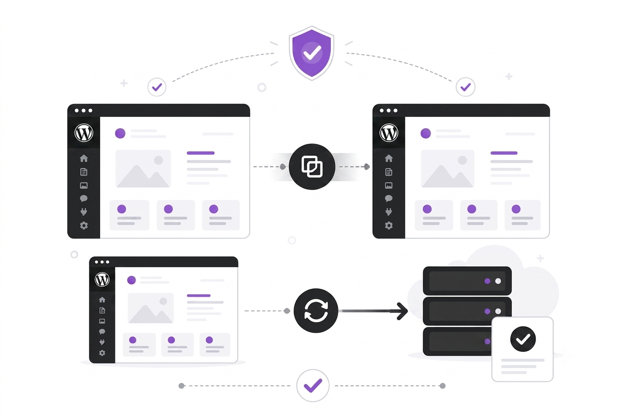 WP Restore and site cloning preview